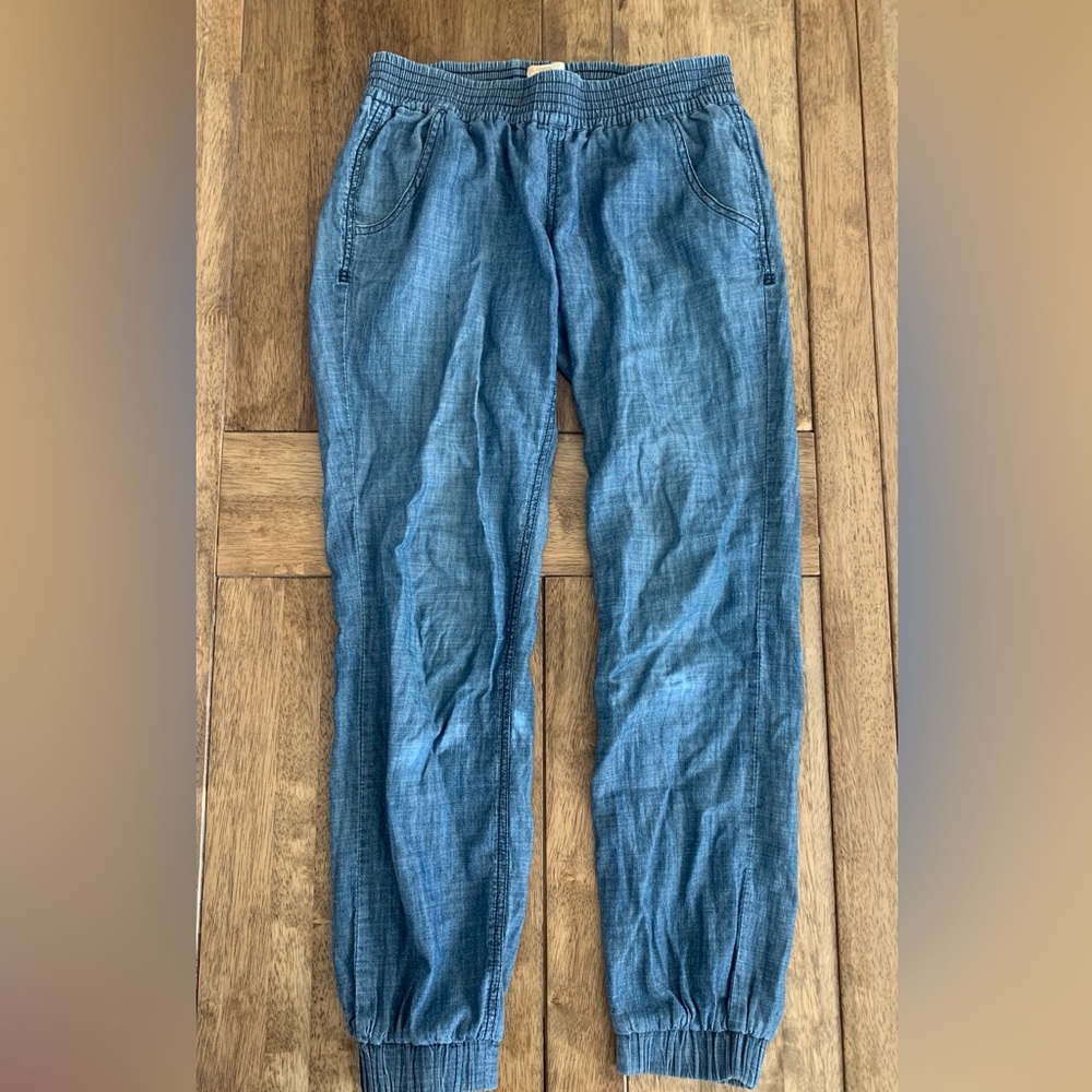 Arden B. Chambray Joggers Pants in Size Small
